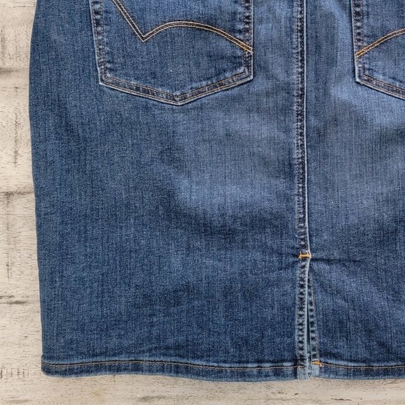 Dickies Straight Denim Skirt 12 - Picture 11 of 15